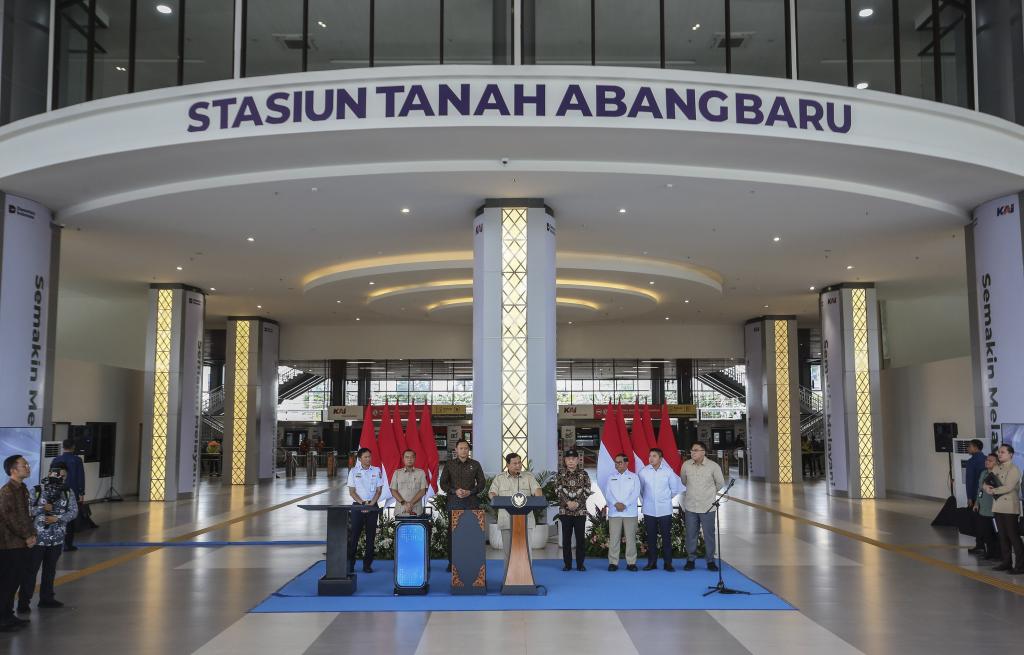 Stasiun Tanah Abang Baru Diresmikan Langsung Oleh Presiden Prabowo