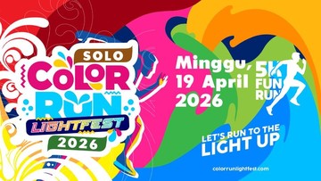 Kemeriahan Solo Color Run Lightfest 2026 Menanti