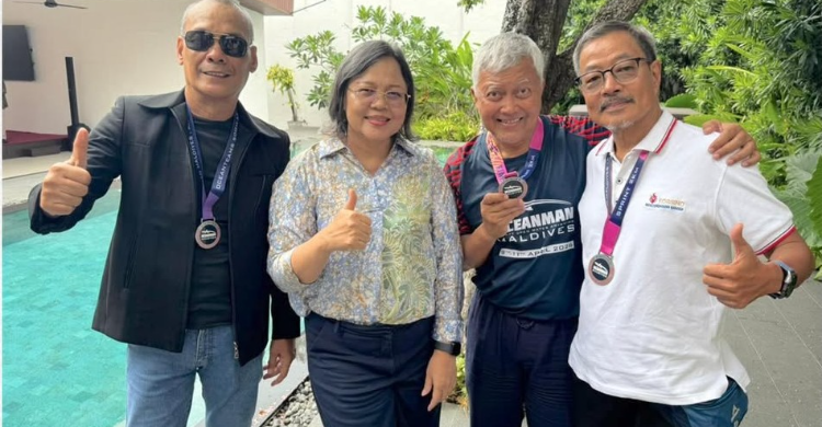 Prestasi Gemilang Atlet Renang di Oceanman Maldives 2026